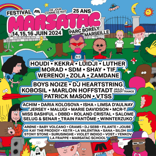 Festival Marsatac 2024 - Parc Borély de Marseille